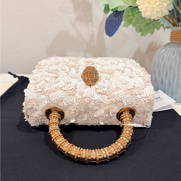 NEW✨Kurt Geiger Kensington Sequin Lace Top Handle / Crossbody Bag - Picture 16 of 16